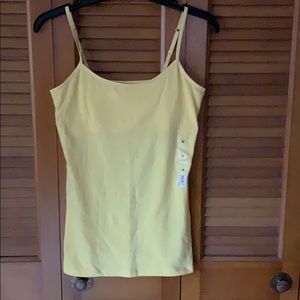 NWT Yellow tank top